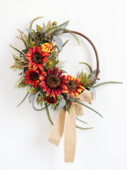 アウトレット◎即日☆【造花】MAGIQ東京堂/フレイムサンフラワー