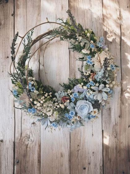 即日☆【プリザーブド】大地農園/アンティークプリザ・カスミ草 15g 白