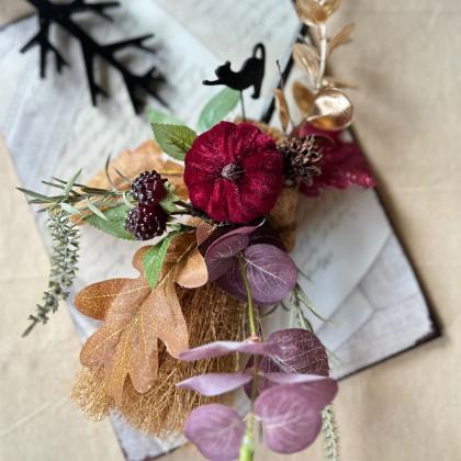 造花】MAGIQ東京堂/セピアナラベンダー KH.GR/FM007918 - 花材通販は