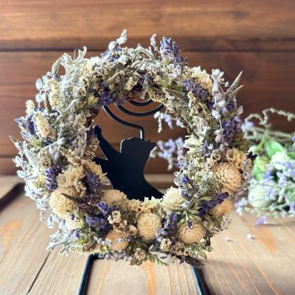 フラワー・リース myaaa Wreath mauve mix アートフラワー ** ten.studio ** 通販