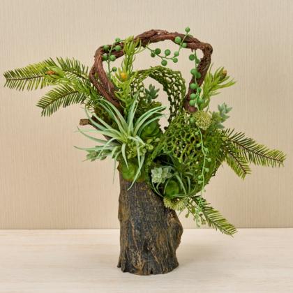 即日☆【造花】MAGIQ東京堂/ソフトミニユーカリブッシュ #23 LIME