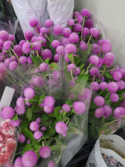 千總 落款あり ピンク地 四季の花 一つ紋 阪急百貨店誂え 千總 落款あり ピンク地 四季の花 一つ紋 阪急百貨店誂え 千