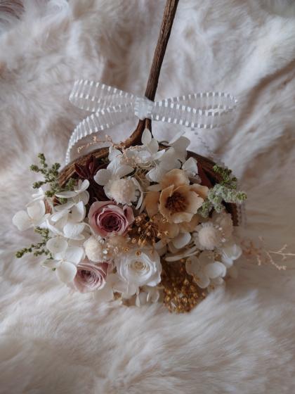 即日☆【ハンドメイドフラワー】大地農園/アネモネフラワー 12本 白