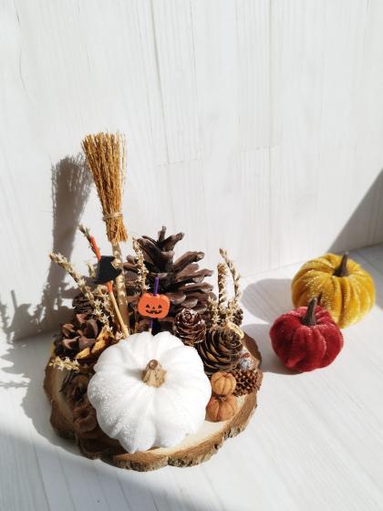 即日☆【造花】東京堂/ベルベパンプキンアソート #1 WH ホワイト