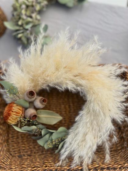 即日☆【ドライ】大地農園/ベルガム・葉付 2本 N/40450-000 - 花