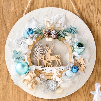 東京堂/ニュアンスギフトオーナメント #1 ホワイト/XO001410ー001 - 花