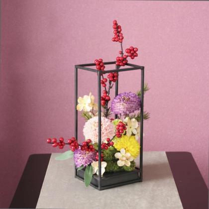 造花】YDM/ポンポンマムスプレー ピンク/FA-7573-P - 花材通販はなどん