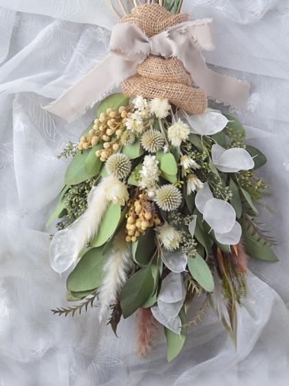 即日☆【ドライ】大地農園/ルナリア 白/30073-011 - 花材通販は