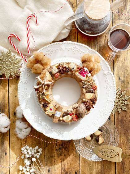 東京堂/サンタクッキーパーツ ライトブラウン/XO001241 - 花材通販は