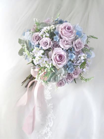 即日☆【造花】MAGIQ東京堂/スレンダーベロニカ WHITE ホワイト