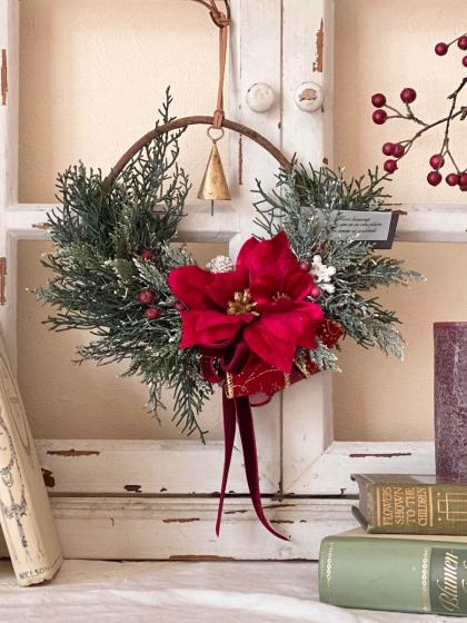 即日☆東京堂/スノーオーナメントアソート 15個入り/XO000562 - 花材