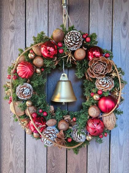 即日☆【ドライ】大地農園/南天の実 約2本 N(レッド)/22580-000 - 花材