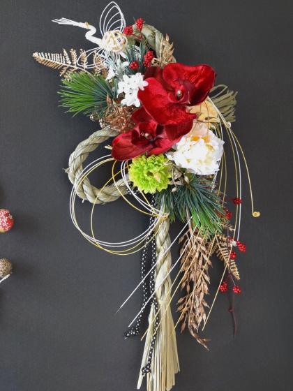 即日☆春来重ね〆飾り /XJ001097 - 花材通販はなどんやアソシエ