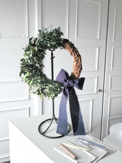 即日☆NatureDesigns/フライングリーススタンド ブラック/40409 - 花材