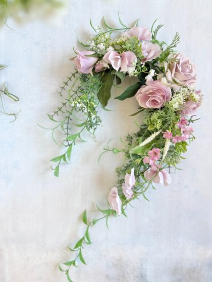 即日☆【造花】MAGIQ東京堂/カラードレースフラワー #1 WHITE/FM000243