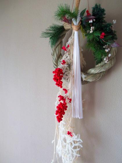 即日☆【プリザーブド】大地農園/ヒカゲノカズラ 2本 オフホワイト