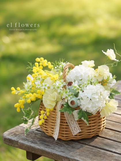 即日☆【造花】MAGIQ東京堂/ガーデンスノーボール #1 WHITE ホワイト