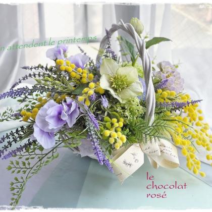 造花】MAGIQ東京堂/ウインディラベンダー パープルラベンダー PP/LAV