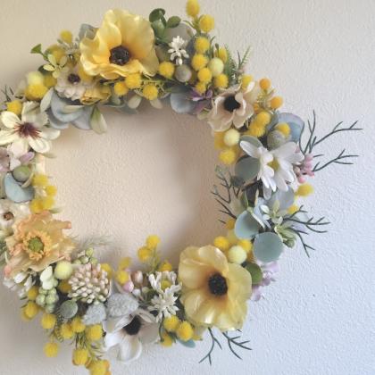 造花】ビバ工芸/VT-2139 ミモザスプレー/VT-2139 - 花材通販はなどんや