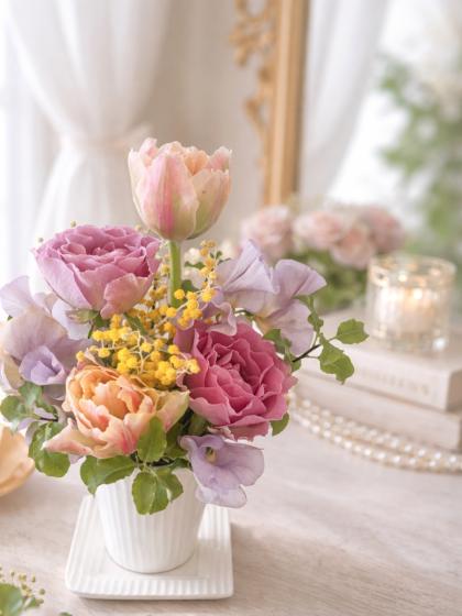 生花】国産 銀葉ミモザアカシア(花)40cm程度 千葉県など 【OR-13