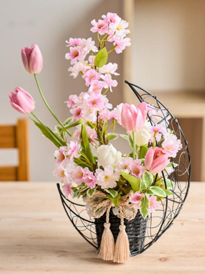 即日☆【造花】MAGIQ東京堂/かれん山桜 PK/MV ピンクモーブ/FM002221