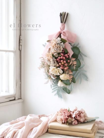 即日☆【造花】YDM/ポポラスユーカリスプレー GR/FG -5134-GR - 花材